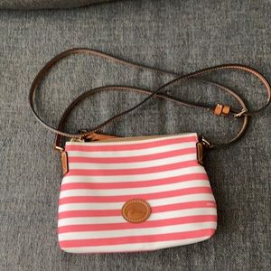 Dooney & Burke Striped Crossbody Pouchette